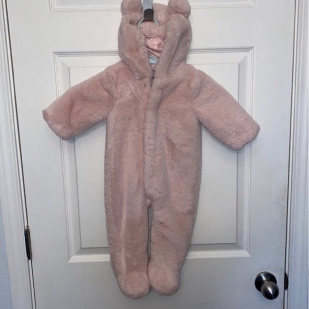 Janie & Jack newborn faux bear one piece size 3-6 months
